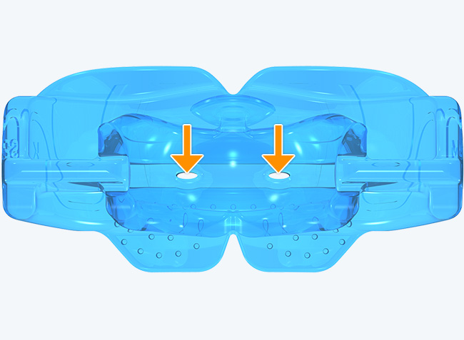 Small breathing holes