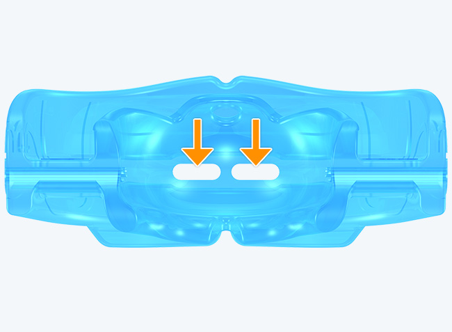 Large breathing holes