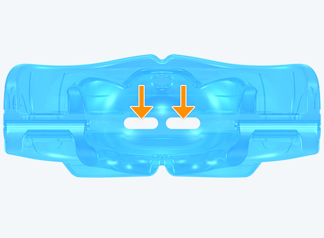 Large breathing holes