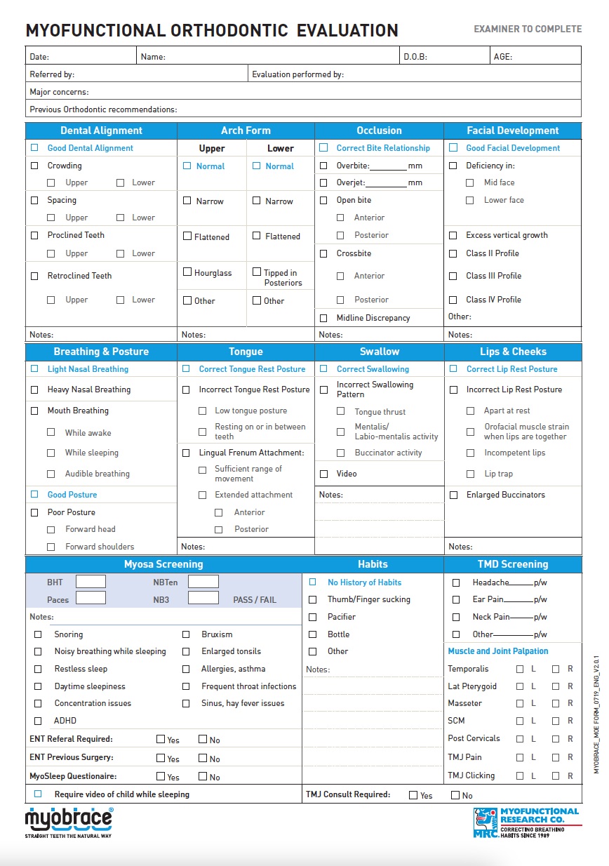 Arch Form & Orofacial Muscles Infographic!